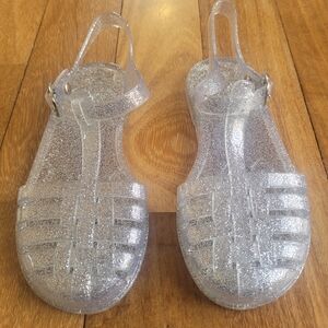 Size 12 Clear Jelly Sandals OLD NAVY